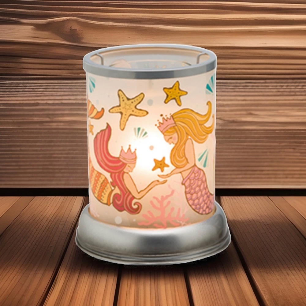 Under the Sea Mermaid Beach Electric Warmer Glass Themed - GLASS REPLACEMENT